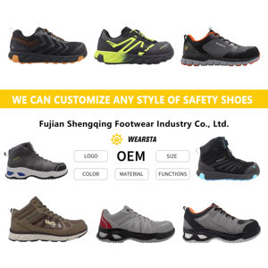 Scarpe Antinfortunistiche con Tomaia in Maglia Volante per <span class=keywords><strong>Uomo</strong></span>, Punta in Acciaio Anti-Schiacciamento, <span class=keywords><strong>Calzature</strong></span> di Sicurezza Maschili - Product Image 5