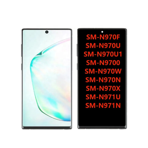 Para <span class=keywords><strong>Samsung</strong></span> Note10 pantalla LCD con marco <span class=keywords><strong>N970U</strong></span> N971U LCD pantalla táctil digitalizador montaje Reparación de repuesto - Product Image 3