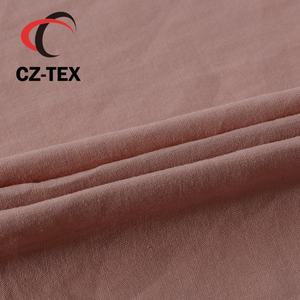 Лен 55% вискоза 42% спандекс 3% 154GSM однотонной ткани мужские и женские рубашки, детская одежда - Product Image 4