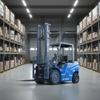 Forklift Gudang Listrik Liftron Seri DE CPD20 Frekuensi Tinggi untuk Penumpukan Barang dan Aliran Material 2T