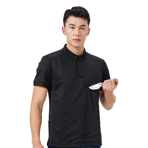 T-shirt polo anti-coupure EN388 <span class=keywords><strong>niveau</strong></span> 4, résistant aux coupures UHMWPE, anti-perforation, protection personnelle - Product Image 2
