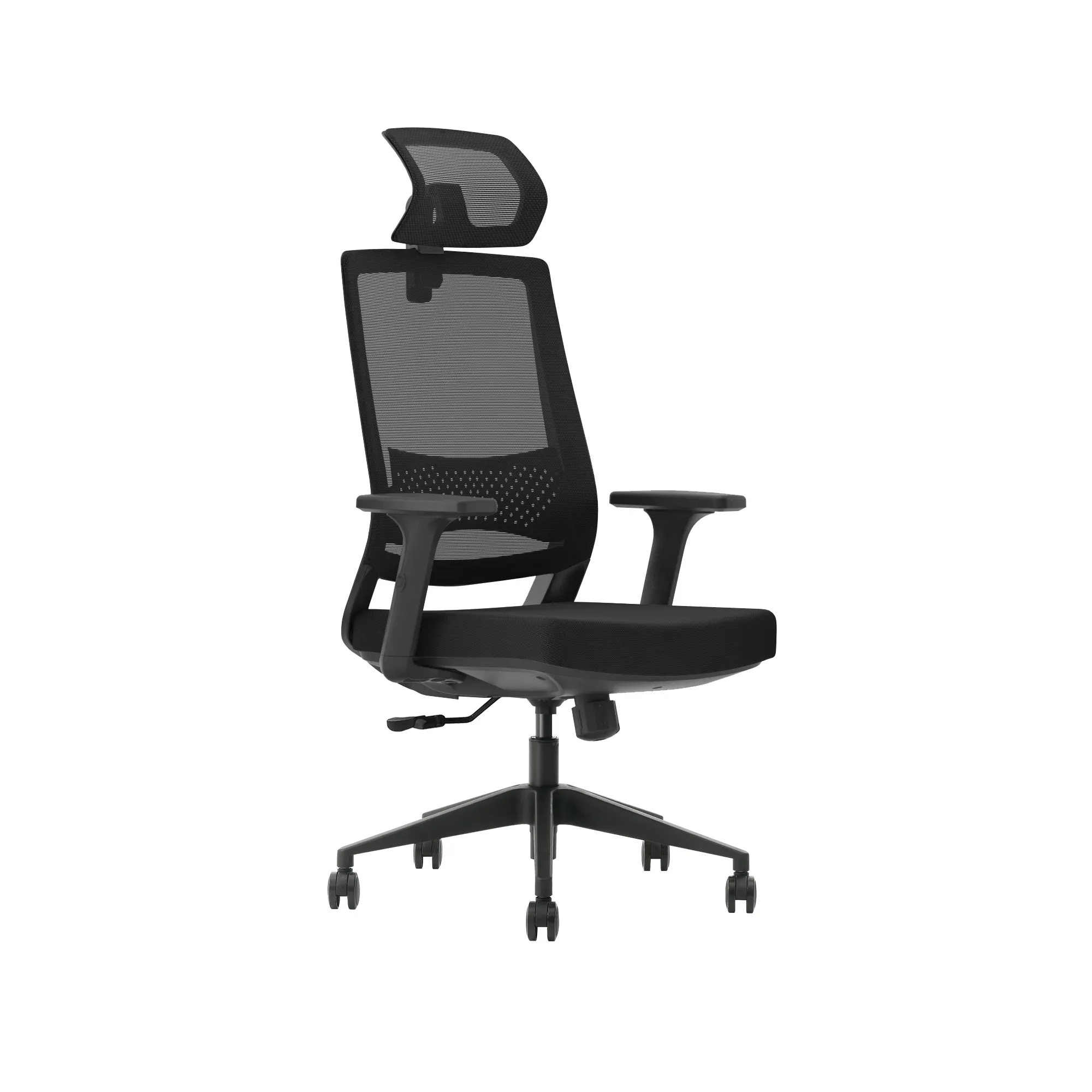 Ergonomisch Multifunctioneel Executive Bureaustoel Luxe Modern Design Met Draai-En Draaibare Kenmerken Van Metalen Stof