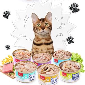 Wanpy Snack per animali domestici lattina di gatto con 6 gusti (tipo zuppa/gelatina di carne) 85g/lattina - Product Image 5