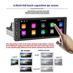 Pour <span class=keywords><strong>Podofo</strong></span> 6.86 pouces <span class=keywords><strong>2</strong></span> + 32GB 1 <span class=keywords><strong>Din</strong></span> Android <span class=keywords><strong>autoradio</strong></span> tableau de bord tableau de bord sans fil Carplay Android Auto GPS DVR BT FM RDS 4GB RAM - Product Image 4