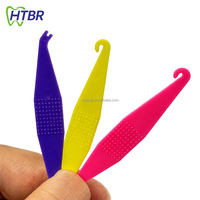 Outil de pose d'élastiques orthodontiques, crochet en plastique pour bandes élastiques, accessoires pour appareils dentaires