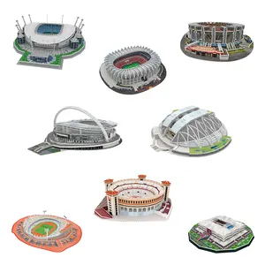 DIY Customized assembly Toy Puzzle football fans souvenir London Wembley Stadium 3D Foam Puzzles