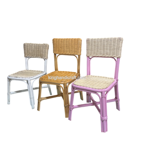 Chaise enfant en rotin style bohème, faite à la main, pour événements et décorations d'anniversaire, provenance Vietnam - Product Image 6