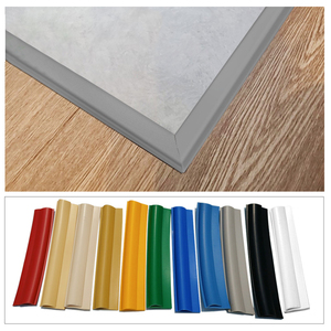 Bande <span class=keywords><strong>de</strong></span> transition pour revêtements <span class=keywords><strong>de</strong></span> sol en PVC au design moderne Capuchon supérieur en plastique flexible avec <span class=keywords><strong>joint</strong></span> <span class=keywords><strong>de</strong></span> capsulage en vinyle pour usage hospitalier - Product Image 3