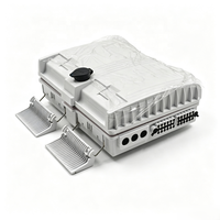 Kotak Terminal Akses Fiber FTTH 16 Port IP65 Outdoor NAP Box dengan Splitter PLC 1x16 SC APC Kotak Distribusi Serat Optik