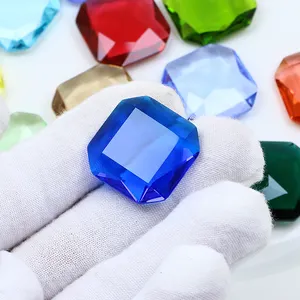 Прозрачные квадратные стразы на заказ с точечным камнем k9, оптовая продажа, свободный хрустальный камень для ювелирных изделий, аксессуары для одежды