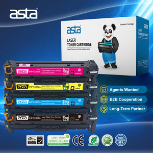 Cartouche de toner couleur ASTA <span class=keywords><strong>CE410X</strong></span> CE410A CE411A CE412A CE413A 305A 305X avec puce compatible pour imprimante laser HP - Product Image 1