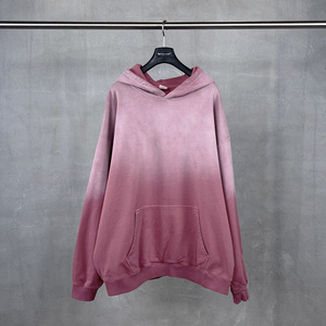 <span class=keywords><strong>Felpe</strong></span> con Cappuccio da Uomo in Cotone 480gsm Oversize con Tasca, <span class=keywords><strong>Stile</strong></span> <span class=keywords><strong>Vintage</strong></span> Distressed con Effetto Lavato e Tecniche di Lavaggio Pesante - Product Image 5