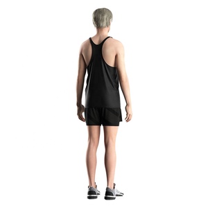 Alta calidad culturismo ciclismo gimnasio hombres Fitness con forro doble <span class=keywords><strong>Ayer</strong></span> <span class=keywords><strong>2</strong></span> en 1 correr gimnasio pantalones cortos hombres Jogger Shorts - Product Image 5