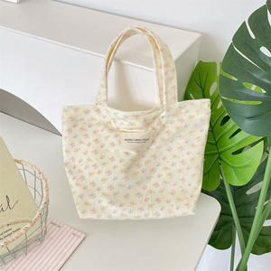 Bolso de lona con estampado floral para mujer, bolso pequeño, nuevo estilo de verano, bolso de mano para mujer - Product Image 1