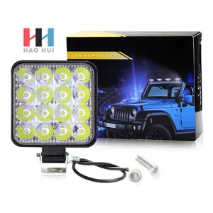 OEM C0017 aluminum Ip67 outdoor led working light tractor square car off road vehicle auto led work lights Flood Lamp 12v 24v