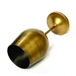Verre à vin en acier inoxydable avec verre à cocktail couleur or Mules de Moscou tasses bar et verre à vin au prix de gros - Product Image 1