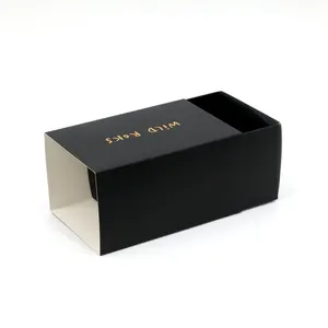 Тканевый чехол с логотипом или футляр для играющих карт, лидер продаж, черный подарочный ящик, бумажная коробка с рукавом