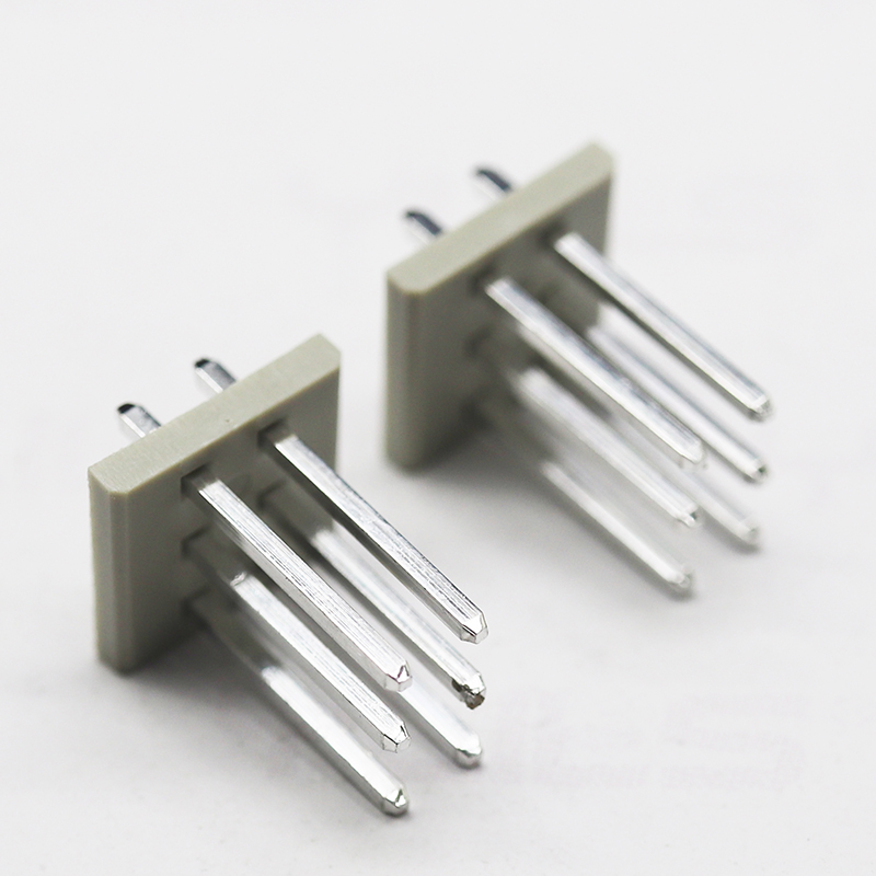 Заводская горячая Распродажа двухрядный 4,2 мм 2*2P штырьковый разъем с правой погружной печатной платой