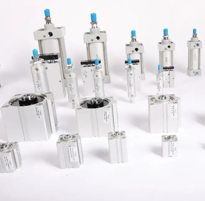 High Quality China Customized ISO6431 Type ADVU Series Pneumatic Actuators Compact Pneumatic Air Cylinders