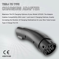 Adaptateur de charge EV de type Nacs à type 2 pour Volvo Xc40 Recharge, Audi E-Tron, BMW Ix, Tesla, chargeur de destination, IP65, portable, AC