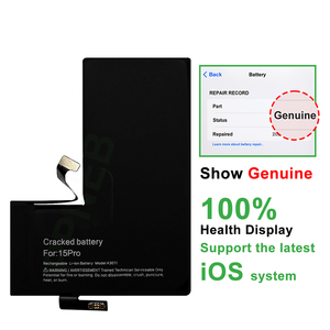 <span class=keywords><strong>แบ</strong></span><span class=keywords><strong>ต</strong></span>เตอรี่ลิเธียมโพลิเมอร์คุณภาพสูง OEM สำหรับ iPhone 15 Pro <span class=keywords><strong>แบ</strong></span><span class=keywords><strong>ต</strong></span>เตอรี่ถอดรหัส สุขภาพ<span class=keywords><strong>แบ</strong></span><span class=keywords><strong>ต</strong></span>เตอรี่ 100% แก้ปัญหา Popup ซ่อมแซมแบตเตอรี่โทรศัพท์ <span class=keywords><strong>ราคา</strong></span>ดี มีใบรับรอง CE - Product Image 1