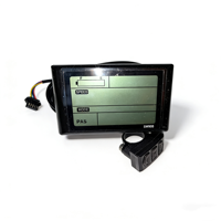 Kit de conversion de roue arrière de vélo électrique avec moteur à moyeu sans engrenage 48V/52V 2000W, batterie au lithium, écran LCD, accélérateur à poignée
