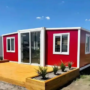 Verifiziertes 20 Ft 40 Ft vorgefertigtes bewegliches modernes Haus <span class=keywords><strong>2</strong></span> <span class=keywords><strong>3</strong></span> 4 5 Schlafzimmer Faltbares erweiterbares Container haus Fertighaus Luxus villa - Product Image 1