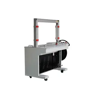 Factory Wholesale Automatic Box Price Supplier Horizontal Pallet Cost Semi Manufacturer Poly Pp Band Strapping Machine