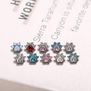 Bijoux <span class=keywords><strong>de</strong></span> <span class=keywords><strong>piercing</strong></span> pour <span class=keywords><strong>l</strong></span>'<span class=keywords><strong>oreille</strong></span> en alliage <span class=keywords><strong>de</strong></span> titane G23, chat mignon, ZIRCON, <span class=keywords><strong>piercing</strong></span> d'os <span class=keywords><strong>de</strong></span> <span class=keywords><strong>l</strong></span>'<span class=keywords><strong>oreille</strong></span>, helix, labret, bijoux <span class=keywords><strong>de</strong></span> <span class=keywords><strong>piercing</strong></span> corporel classiques, accessoires - Product Image 2