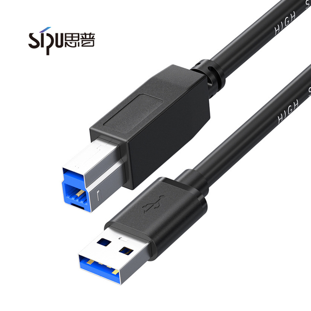 SIPU USB 3.0 Printer Cable Full Copper a Male to B Male Factory Direct High-Speed Data Sync & Charging Cord for Computer/Printer