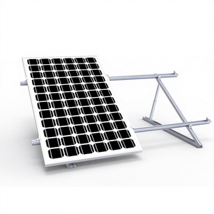 Supports triangulaires réglables pour toit plat Support d'énergie pour panneau solaire pliable Système de montage de ballast de rayonnage <span class=keywords><strong>est</strong></span>/<span class=keywords><strong>ouest</strong></span> - Product Image 1