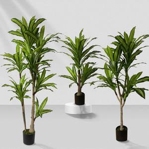 บอนไซ Dracaena ประดิษฐ์ที่เหมือนจริงน้ำหอมข้าวโพดพืชตกแต่งกระถางบราซิลต้นไม้ประดิษฐ์ - Product Image 5