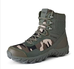 Botas de Desierto TSB33 TSB34 Color Caqui y Negro, Camuflaje Selva, Transpirables, con Cierre, Tallas Variadas, Venta al Por Mayor, para Caza - Product Image 4