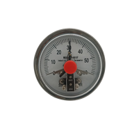 Customization Adjustable Sleeve Electric Contact Bimetal Thermometer 100mm