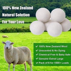 Handmade <strong>UK</strong> Organic Merino Wool <strong>Dryer</strong> Balls Natural Eco-Friendly Alternative Fabric for <strong>Dryer</strong> Storage Hot Laundry Discs - Product Image 5