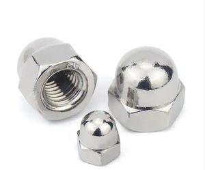 Produttore di elementi di fissaggio di buona qualità a basso prezzo zinco zincato acciaio al carbonio grado 4 M14 M16 esagono tappo a cupola dadi esagonali - Product Image 6