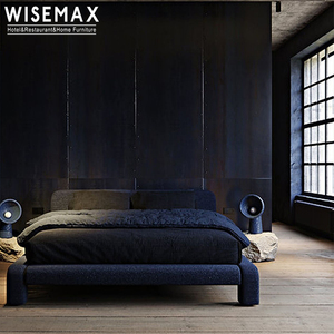 WISEMAX-muebles modernos de lujo <span class=keywords><strong>para</strong></span> dormitorio, marco de madera, <span class=keywords><strong>cama</strong></span> doble de tela, <span class=keywords><strong>cama</strong></span> suave de <span class=keywords><strong>esponja</strong></span> <span class=keywords><strong>para</strong></span> el hogar - Product Image 5