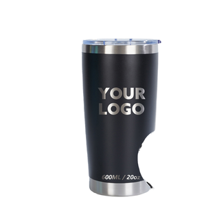 20oz Top Wholesale 304 Stainless Steel Powder Coated Insulated Wine Tumbler Cups for Travel Leak-Proof BPA Free <b>with</b> BSCI - Product Image 4