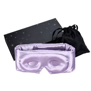 Mulberry Silk Sleeping <b>Sleep</b> Personalized Vegan Custom Satin Eye <b>Mask</b> - Product Image 1