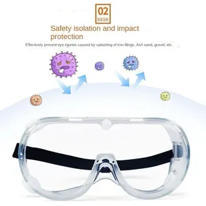 Lunettes de sécurité pour le travail, lunettes de protection imperméables, anti-poussière, anti-buée, protection pour le travail en laboratoire, lunettes pour parc aquatique - Product Image 3