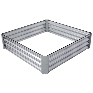 Jardinera Elevada de Acero Galvanizado Premium, Resistente a Impactos, Personalizable, para Jardineros Caseros Aficionados - Product Image 3
