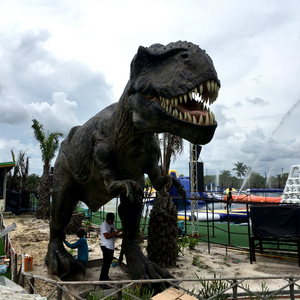 Modèle de dinosaure Parasaurolophus T-rex réaliste grandeur nature, modèle de dinosaure artificiel, <span class=keywords><strong>parc</strong></span> d'attractions, vente en gros d'usine - Product Image 4