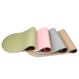 Tapis de Pilates antidérapant en TPE, écologique, imprimé sur mesure, fabricant, tapis de <span class=keywords><strong>yoga</strong></span> épais, ovale, arqué - Product Image 1