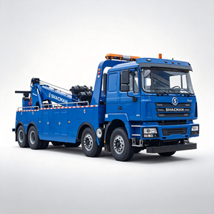 Camion de dépannage intégré SHACMAN F3000 44t GVW avec grue de remorquage pour véhicules accidentés lourds et secours routier - Product Image 1