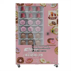 Mesin penjual kue beku mesin penjual Cupcake makanan untuk dijual mesin penjual kue dengan lift
