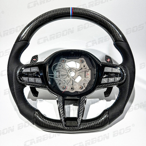 Volante Deportivo de Fibra de Carbono y Cuero de Calidad Personalizado de Fábrica para <span class=keywords><strong>BMW</strong></span> Serie <span class=keywords><strong>CS</strong></span> <span class=keywords><strong>M3</strong></span> M5 M6 G30 G31 G20 G38 G80 G82 - Product Image 1