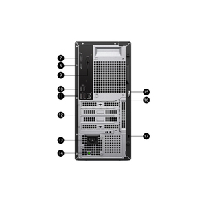 Ordinateur de bureau professionnel Dell Pro Essential QVT1260 haute performance, i5 14400, 16 Go, 512 Go HDD, Windows 11 Pro, approuvé par la FCC, en stock - Product Image 5