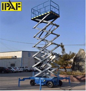 Elevador de tijera hidráulico estacionario portátil de altura de elevación de 5m - Product Image 4