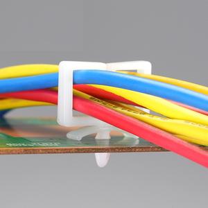 Support de fixation pour câble à sertir en forme de pointe de flèche pour carte de circuit imprimé, support de gestion de faisceau de câbles, clip organisateur - Product Image 6