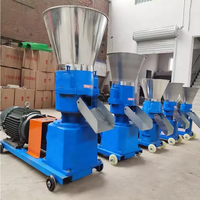 Nouvelle petite machine à granulés d'aliments électriques pour animaux d'élevage et volailles, haute productivité 0,1-0,15 tonnes/heure, pour soja et maïs